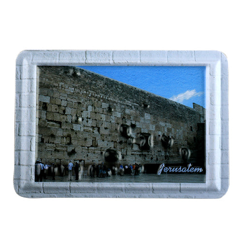 מגנט פלסטיק בולט - ירושלים 8x5.5 ס"מ