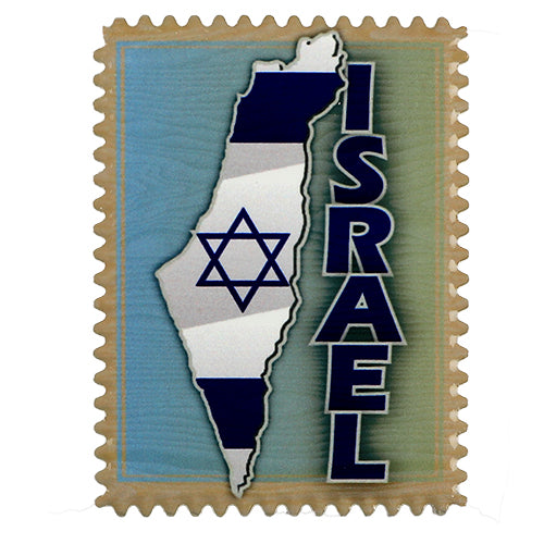 מגנט מקרמיקה "מפת ארץ ישראל" 8X6 ס"מ